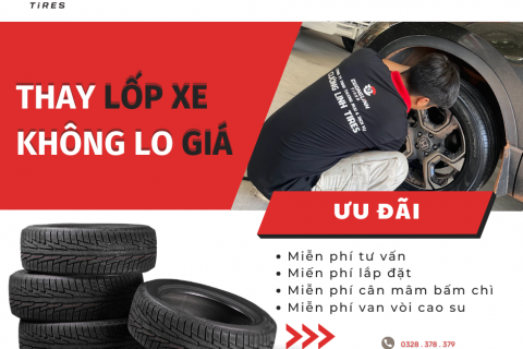 THAY LỐP XE KHÔNG LO GIÁ 