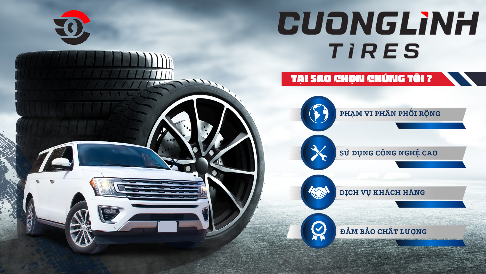Cường Linh Tires là đối tác tin cậy của Pirelli và là đơn vị dẫn đầu dịch vụ lốp xe tại Bình Dương